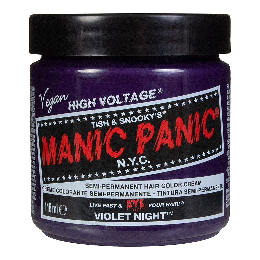 Manic Panic Violet Night Semi-Permanent Hair Dye | Deep Dark Purple