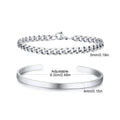 Men’s 5mm Cuban Chain Bracelet – Waterproof Stainless Steel
