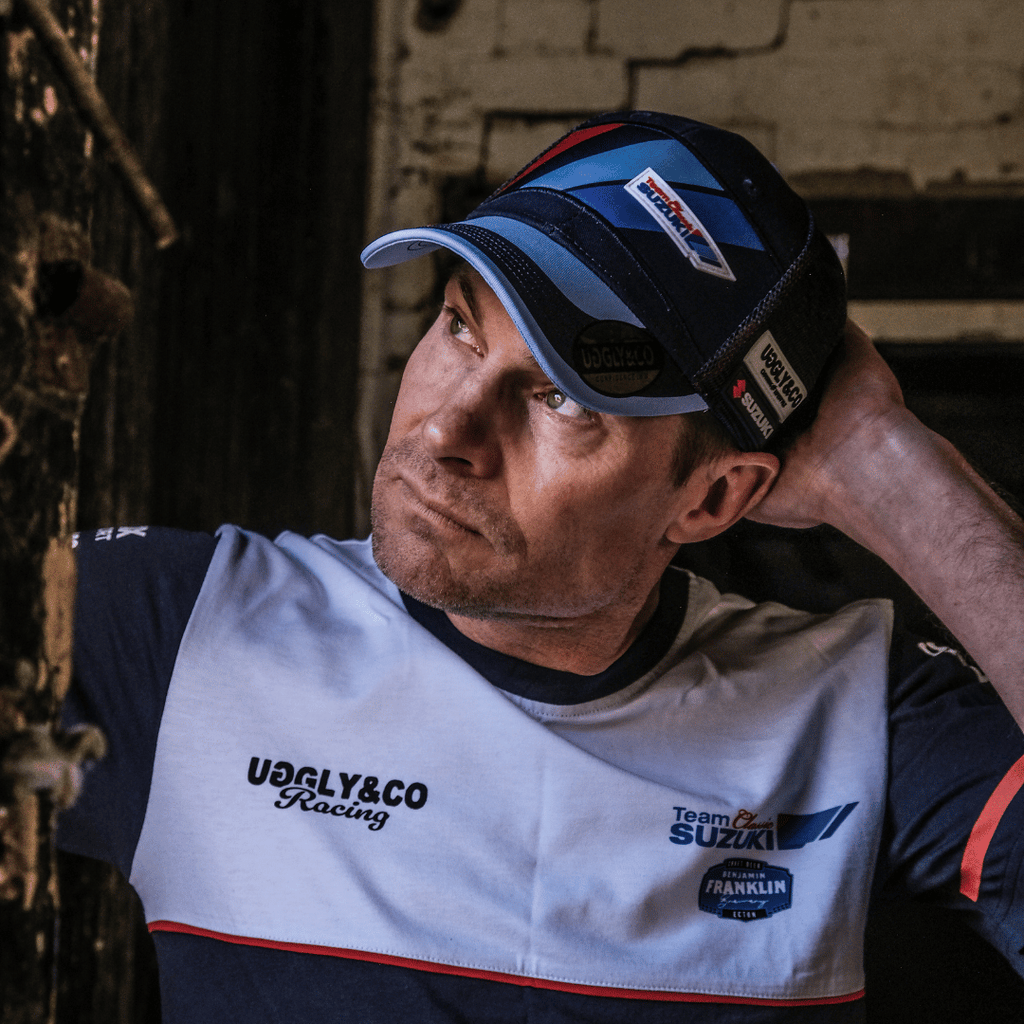 Uggly & Co Team Classic Suzuki Trucker Hat – Racing Mesh Cap