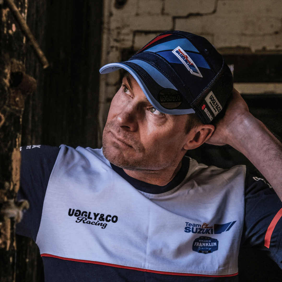 Uggly & Co Team Classic Suzuki Trucker Hat – Racing Mesh Cap