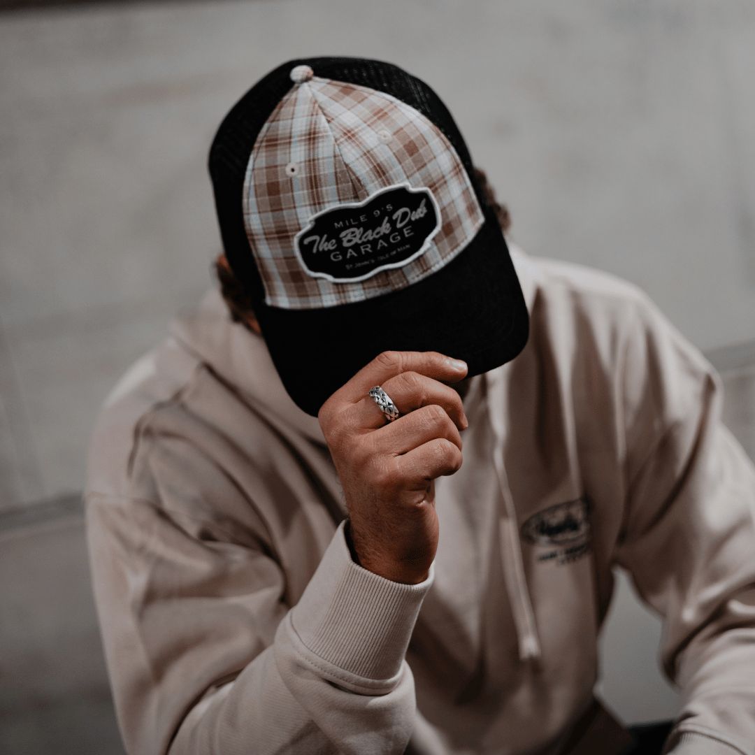 Uggly and Co Tartan Garage Trucker Hat – Suede Peak Vintage Cap