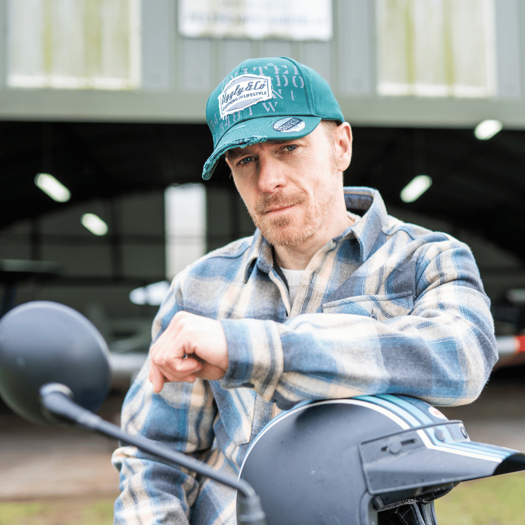 Uggly & Co Aviation Trucker Hat – Military Green Cotton Canvas Cap