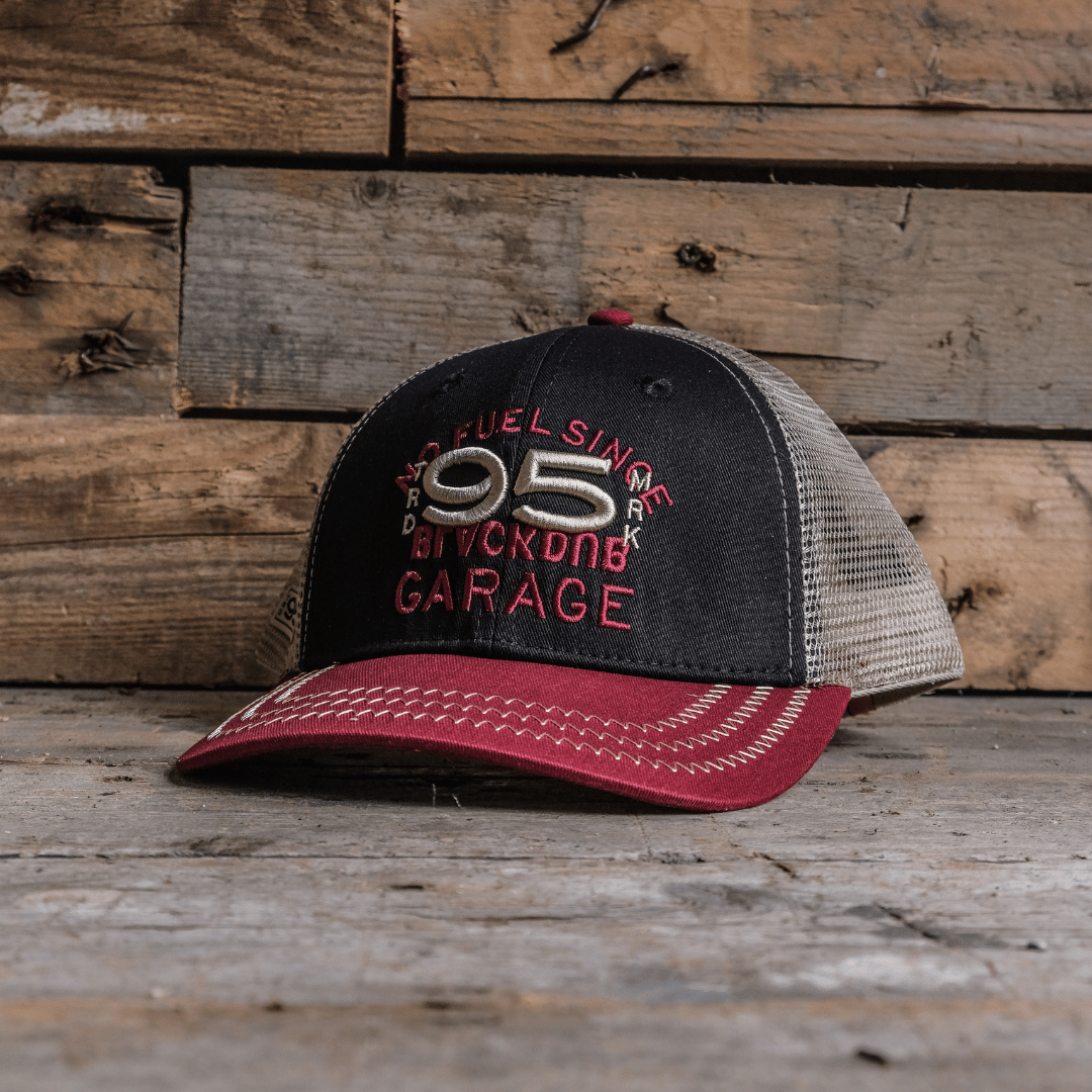The Black Dub No Fuel Since 95 Trucker Hat – Vintage Motorcycle Cap