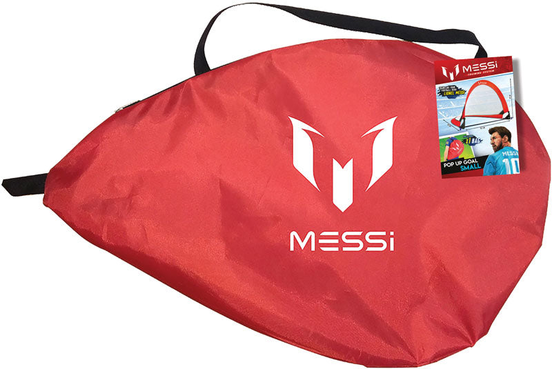 Messi Training System Small Pop-up Football Goal with Carry Case