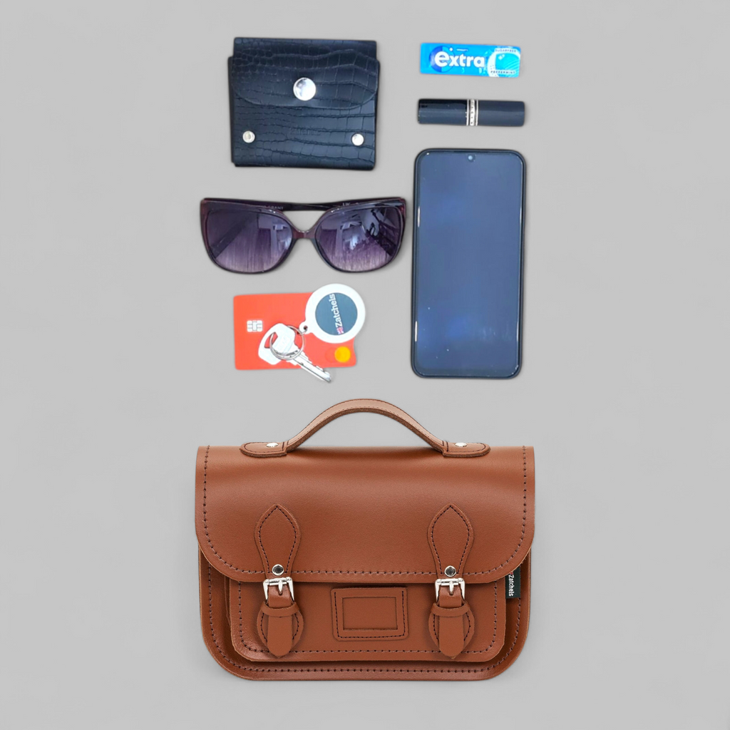 Leather Midi Satchel - Pride