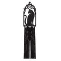 Alchemy Gothic Black Cat Macrame Wall Hanging – Cathedral Decor