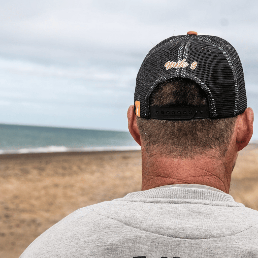 Uggly and Co Black Dub Garage Circle Wings Trucker Hat – Brown & Black