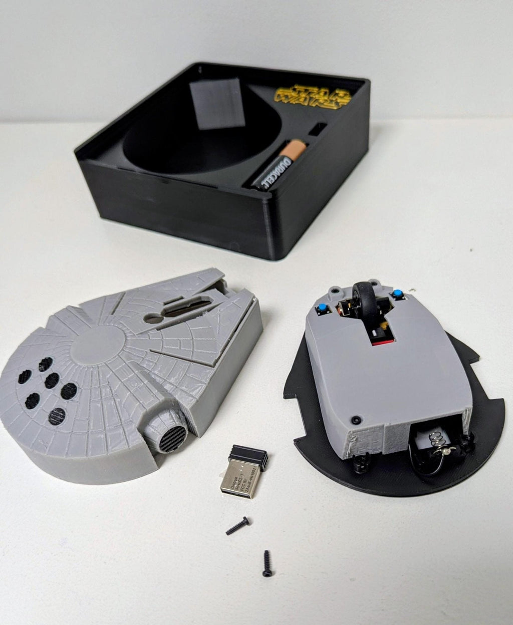 Chaddyverse Millennium Falcon Wireless Mouse | Star Wars Display Case