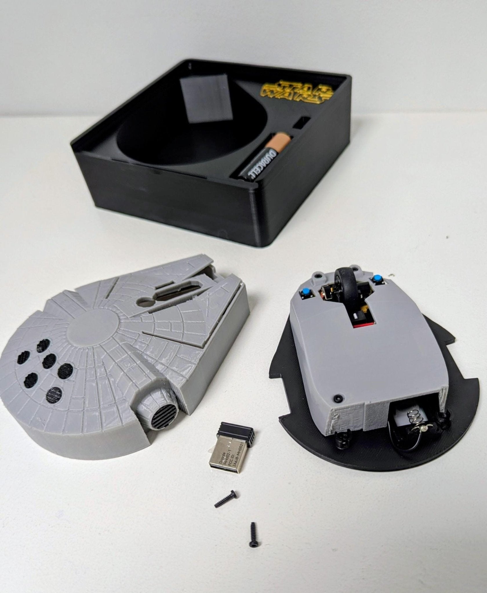 Chaddyverse Millennium Falcon Wireless Mouse | Star Wars Display Case