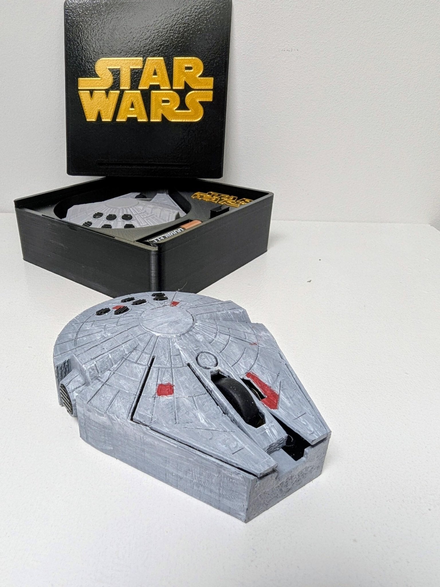 Chaddyverse Millennium Falcon Wireless Mouse | Star Wars Display Case
