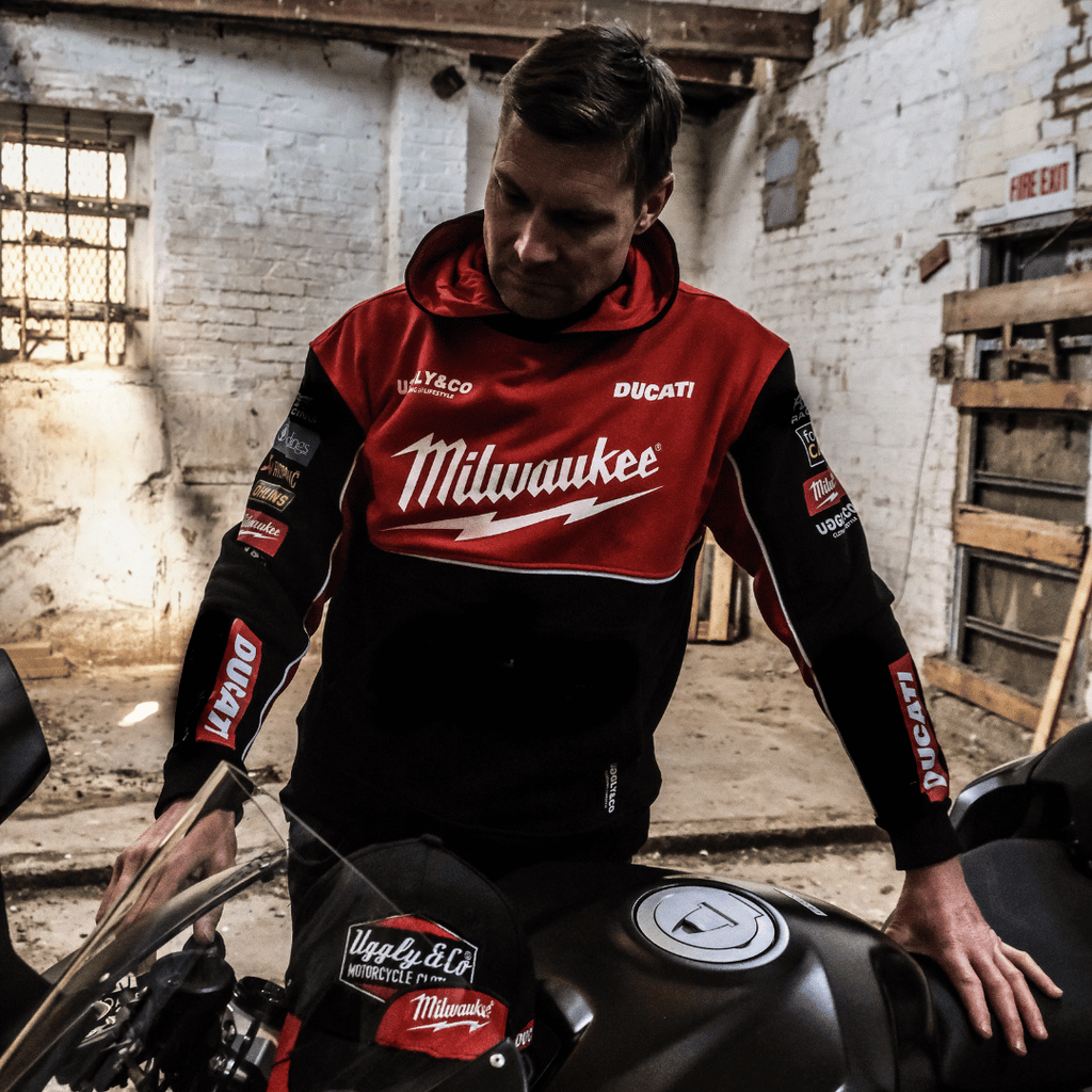 Milwaukee Tools x Ducati Racing Hoodie – Uggly & Co Heavyweight Fleece