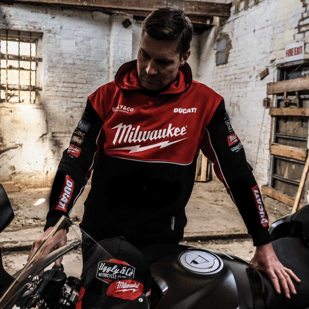 Milwaukee Tools x Ducati Racing Hoodie – Uggly & Co Heavyweight Fleece