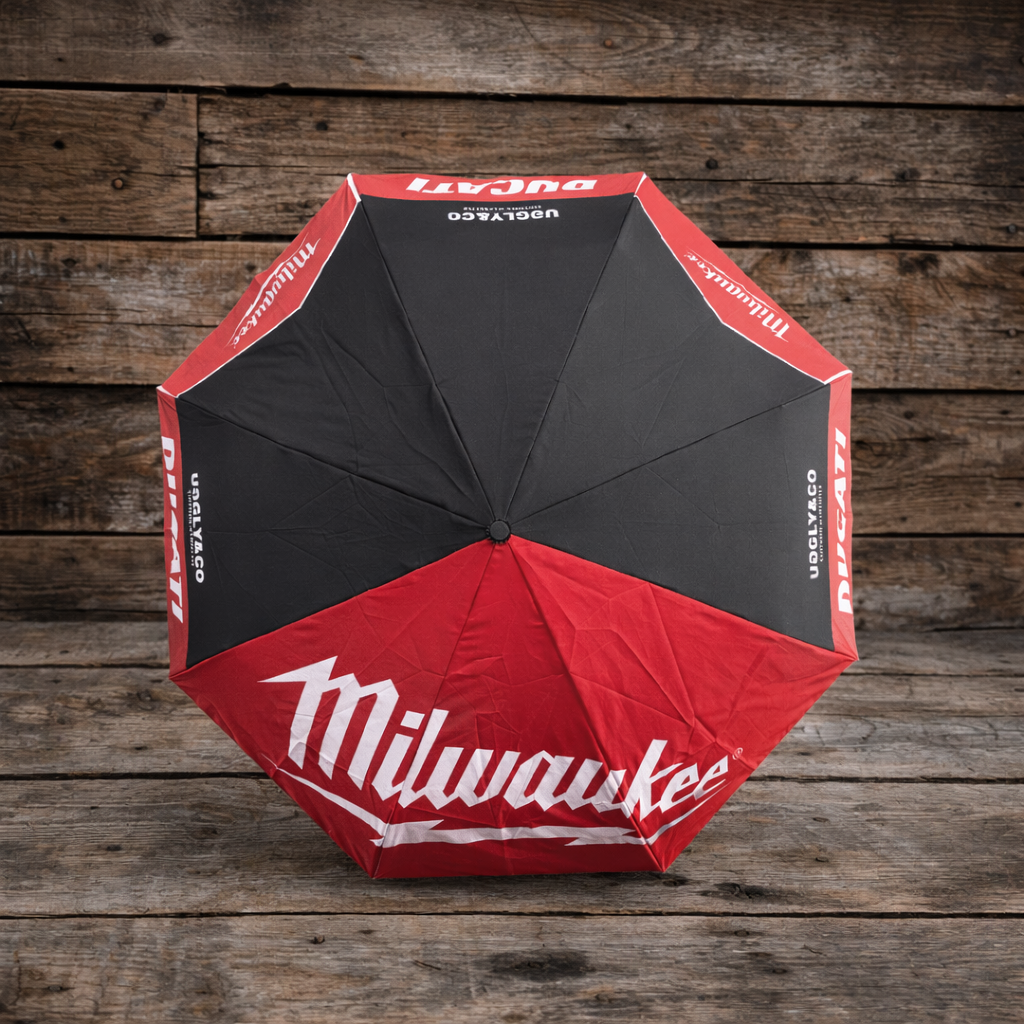 Milwaukee Tools x Ducati Racing Umbrella | Uggly & Co Team Gear