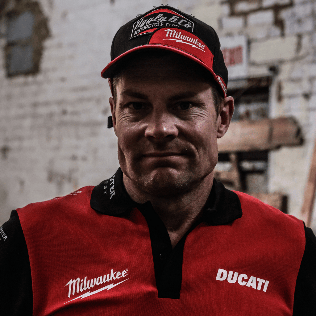 Uggly and Co x Milwaukee Tools Diamond Trucker Hat – Red Cotton Cap