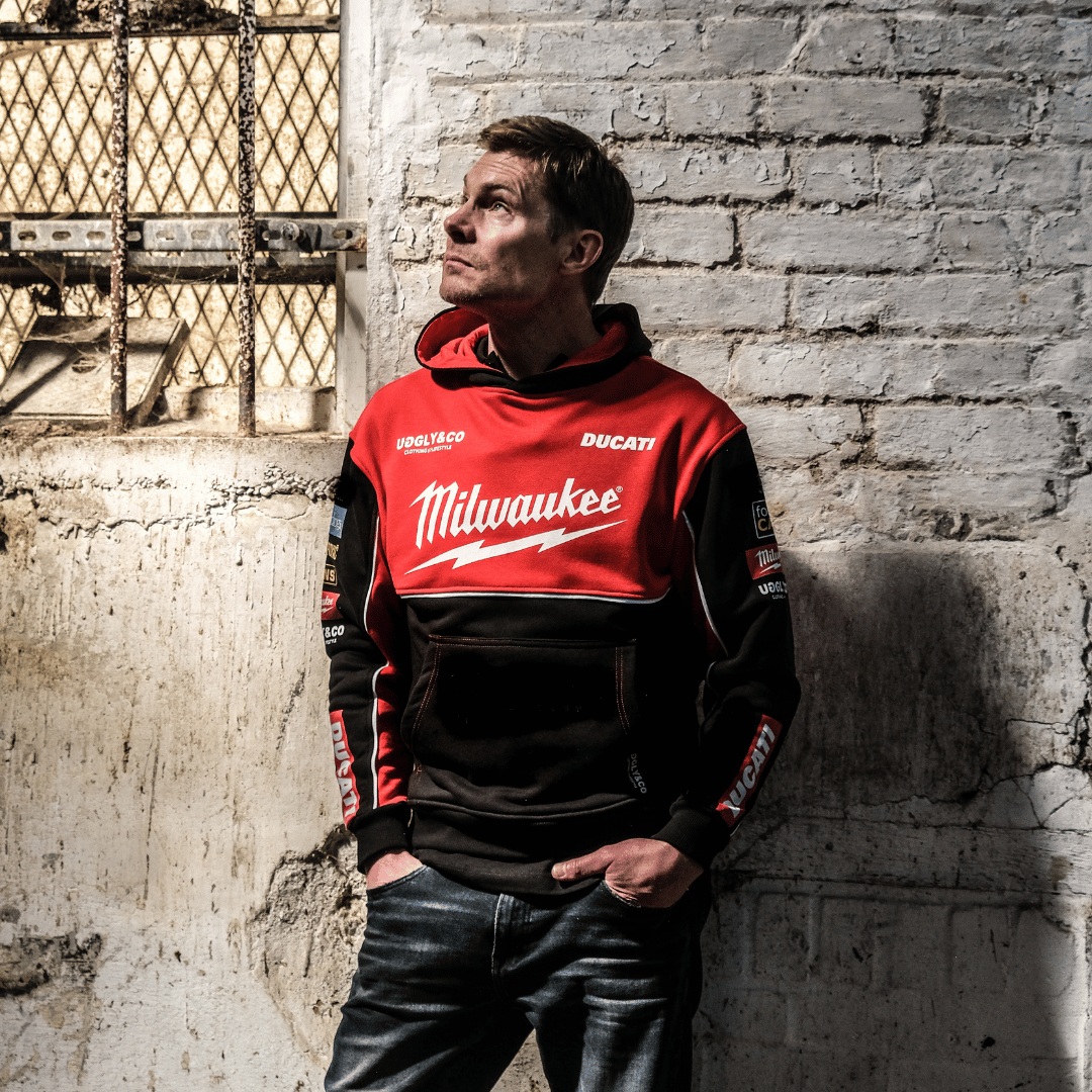 Milwaukee Tools x Ducati Racing Hoodie – Uggly & Co Heavyweight Fleece