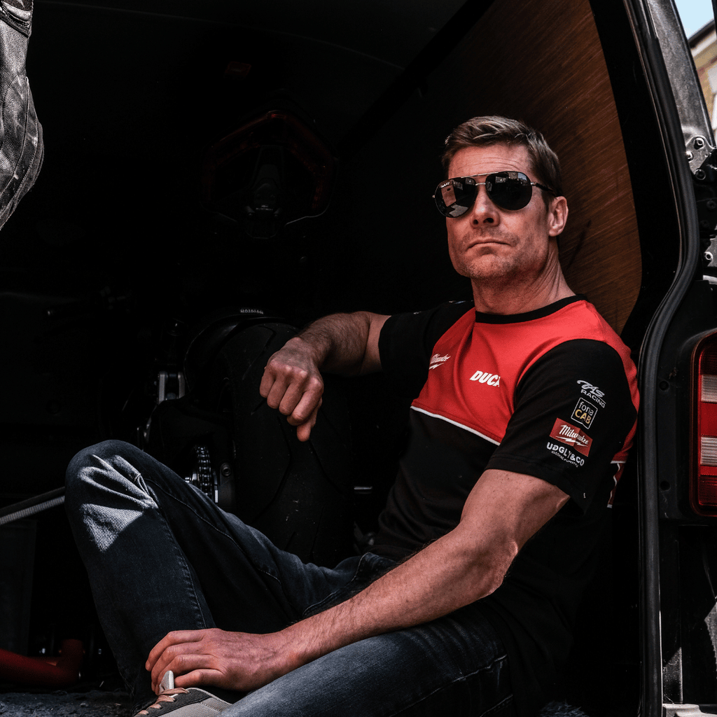 Milwaukee Tools x Ducati Team Wear Racing Tee - 100% Cotton Black