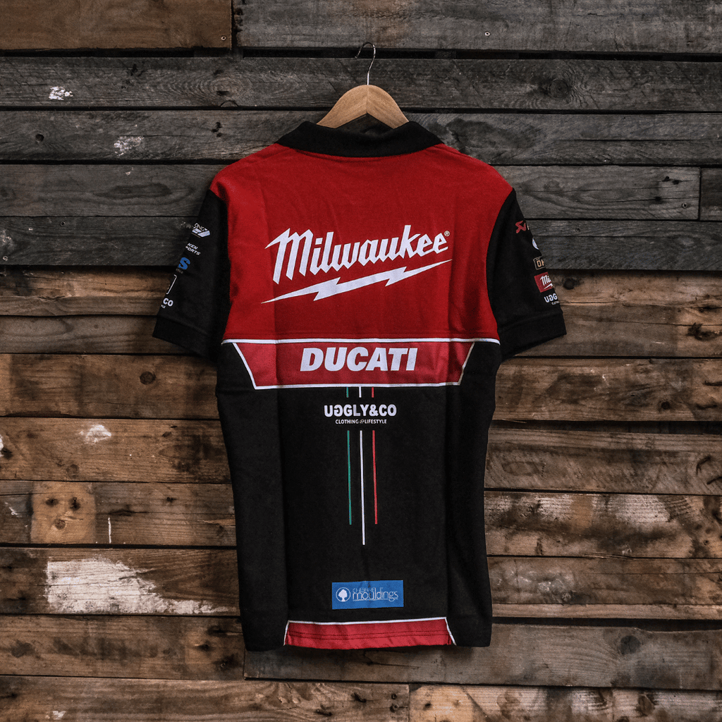 Milwaukee Tools x Ducati Polo Shirt | Michael Dunlop Team Wear