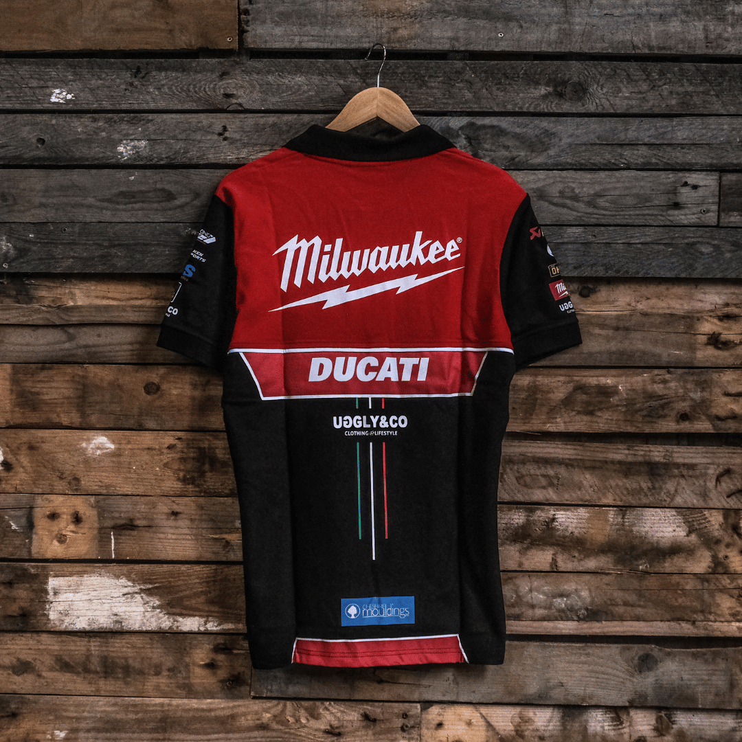 Milwaukee Tools x Ducati Polo Shirt | Michael Dunlop Team Wear