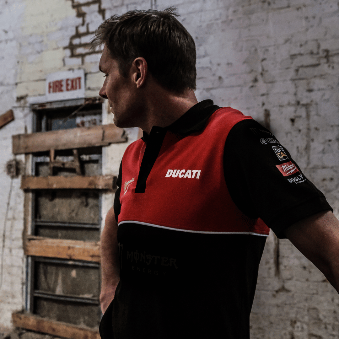 Milwaukee Tools x Ducati Polo Shirt | Michael Dunlop Team Wear