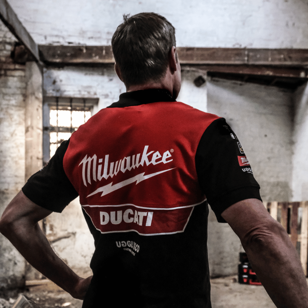 Milwaukee Tools x Ducati Polo Shirt | Michael Dunlop Team Wear