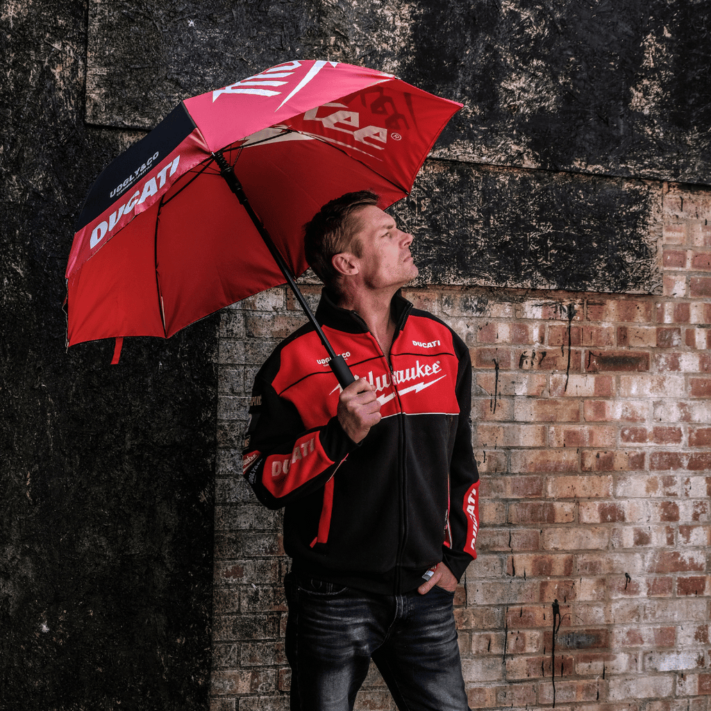 Milwaukee Tools x Ducati Racing Umbrella | Uggly & Co Team Gear