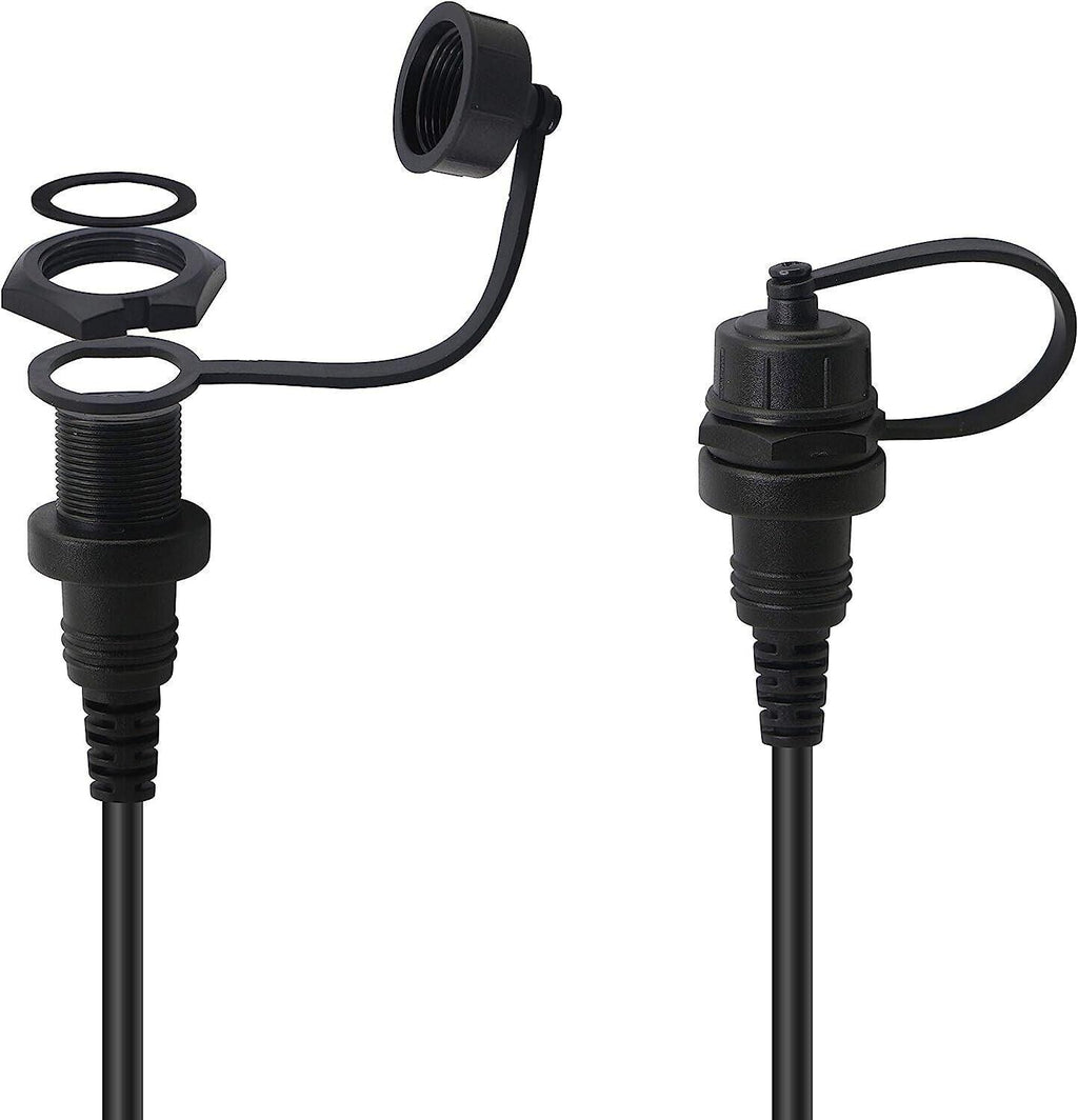 Massive Discounts Mini USB Panel Mount Cable - 30cm Waterproof Dashboard