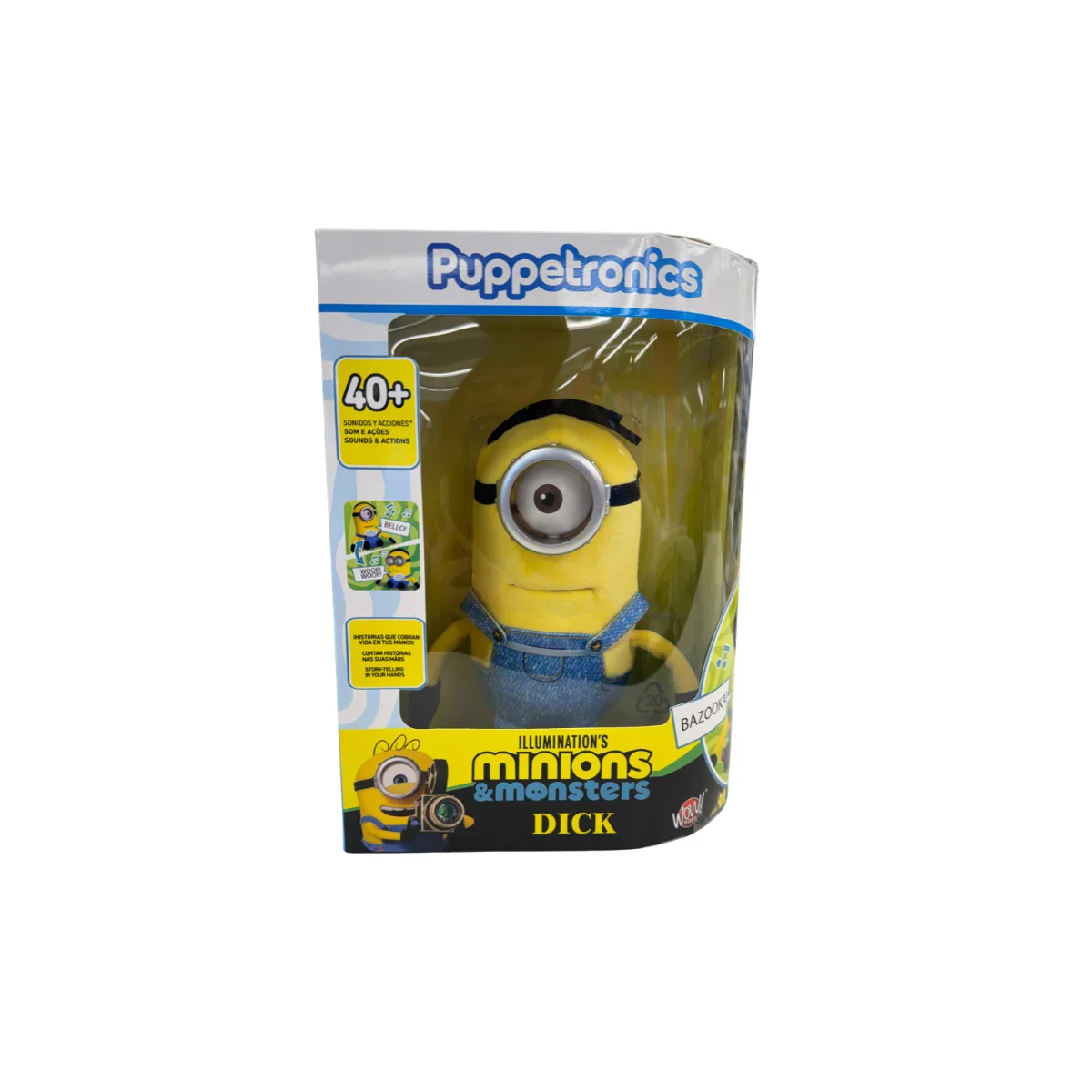 Minions Dick Palm Puppetronic Interactive Electronic Figure by Snaps