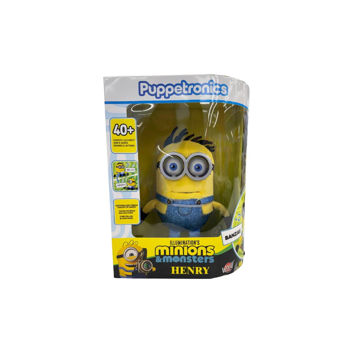 Universal Minions Henry Palm Puppetronic Interactive Toy by Snaps