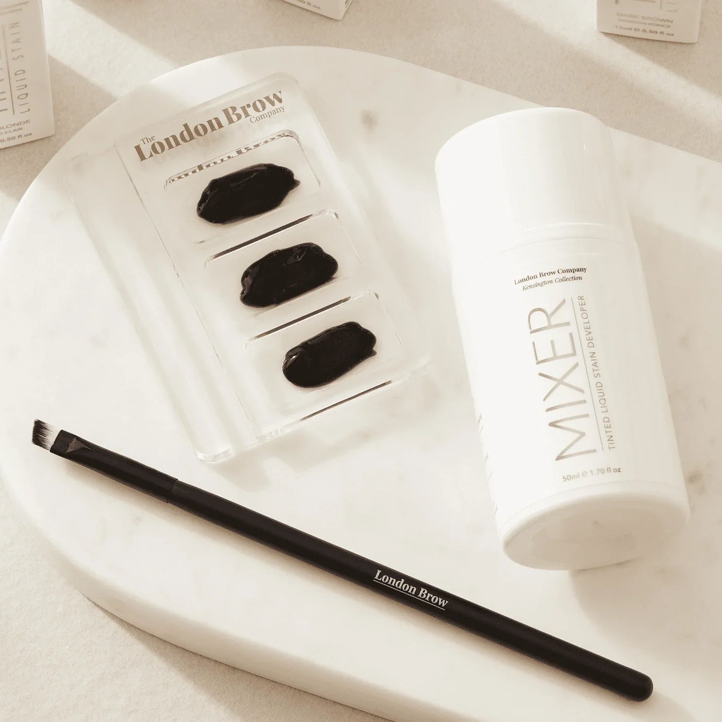London Brow Tinted Liquid Brow Stain Developer - 50ml Professional Cream