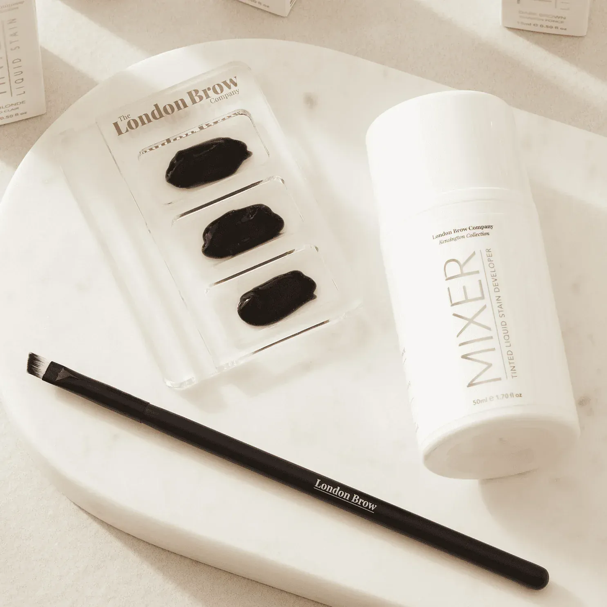 London Brow Tinted Liquid Brow Stain Developer - 50ml Professional Cream