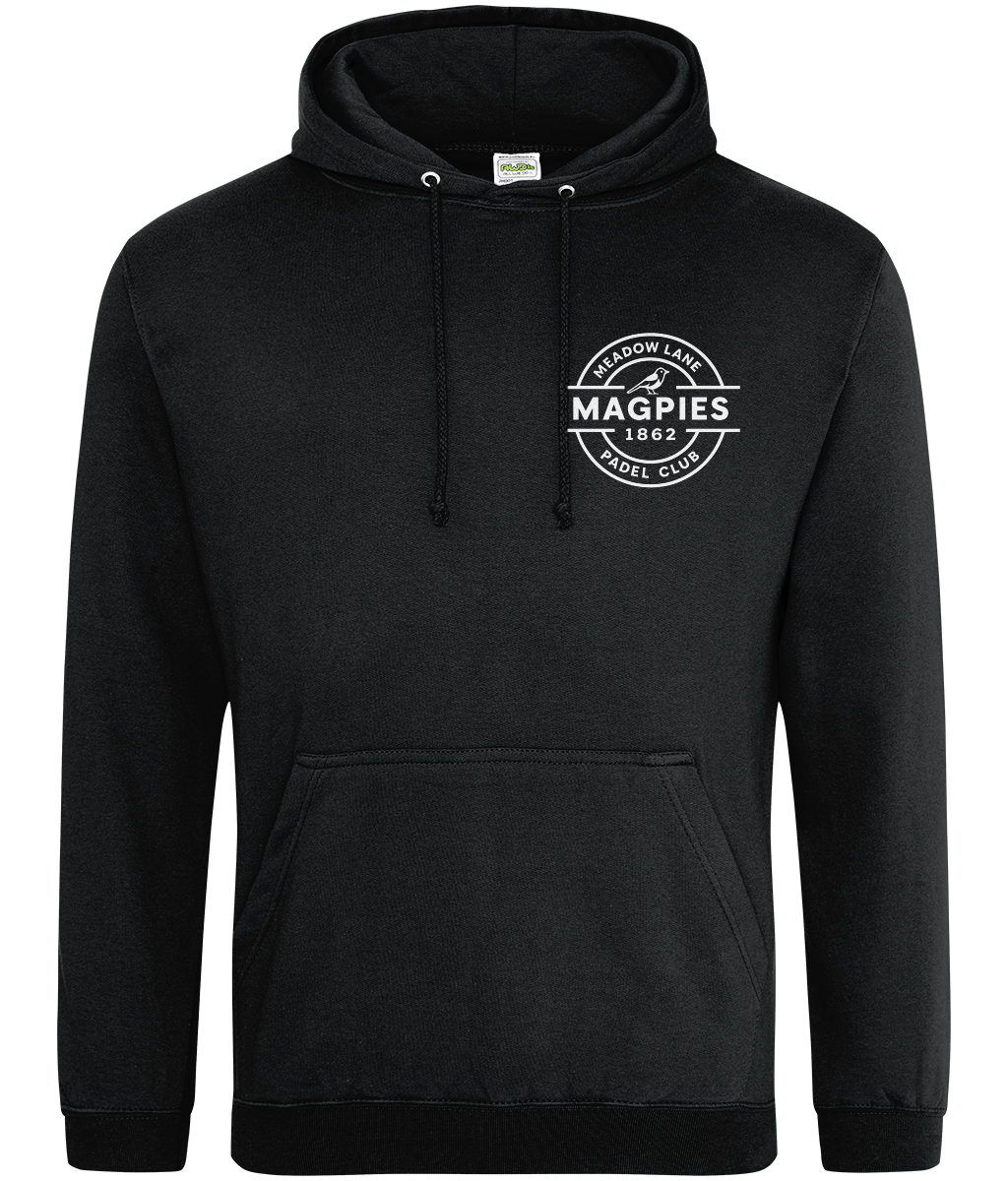 Notts Magpies Padel Club College Style Hoodie by Corcuera