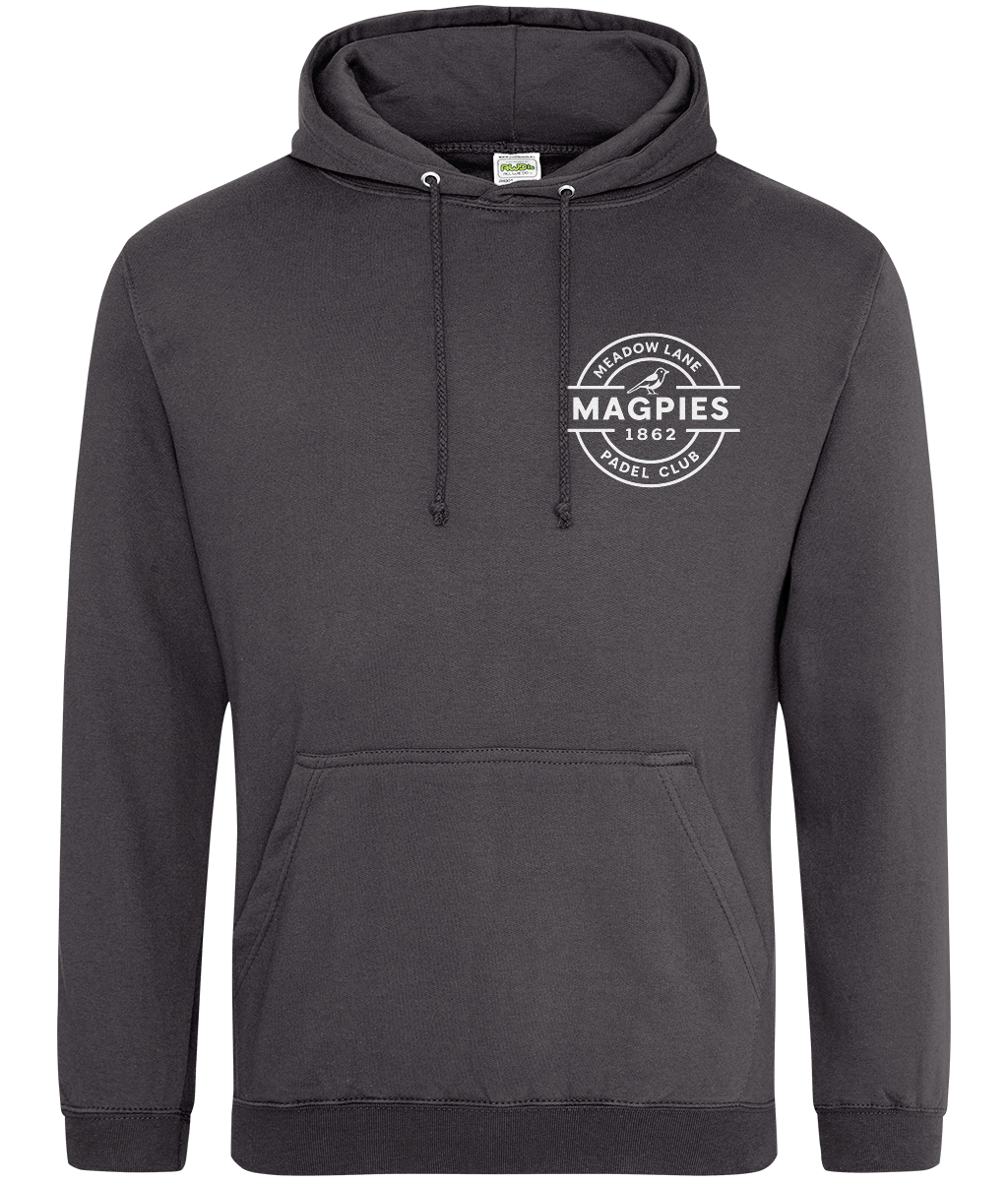 Notts Magpies Padel Club College Style Hoodie by Corcuera
