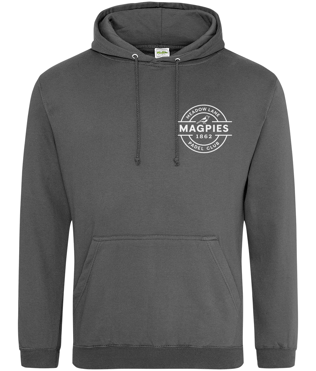 Notts Magpies Padel Club College Style Hoodie by Corcuera