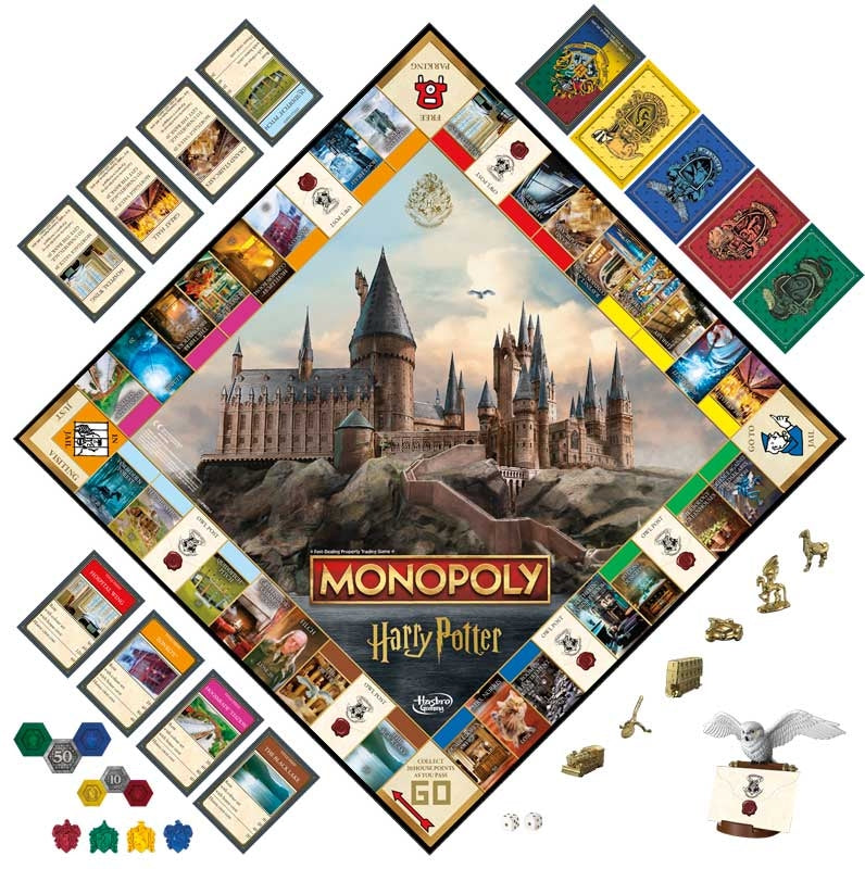 Monopoly Harry Potter Edition Board Game by Snaps – Strategy Family Game