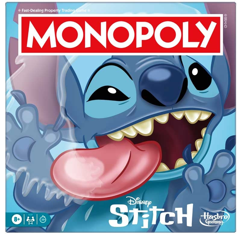 Monopoly Disney Stitch Edition Strategy Board Game by Hasbro