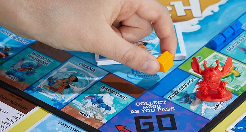 Monopoly Disney Stitch Edition Strategy Board Game by Hasbro
