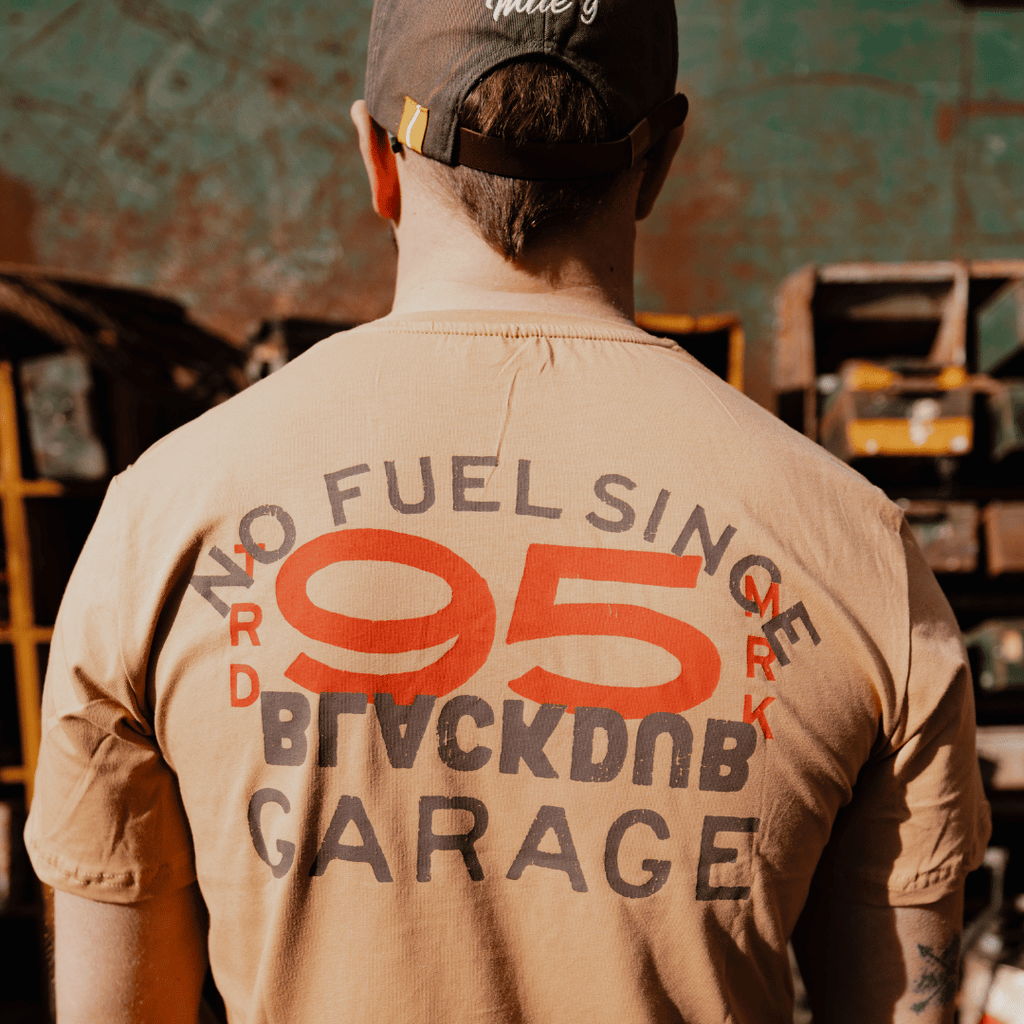 Uggly and Co No Fuel Since '95 Heavyweight Cotton Tee – Brown