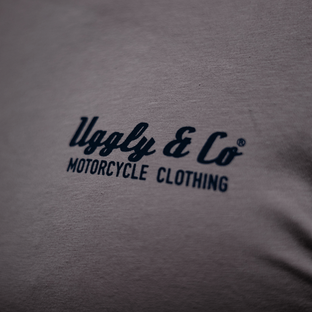 Uggly and Co Lilac Diamond Heavyweight Cotton Graphic Tee – Classic Fit