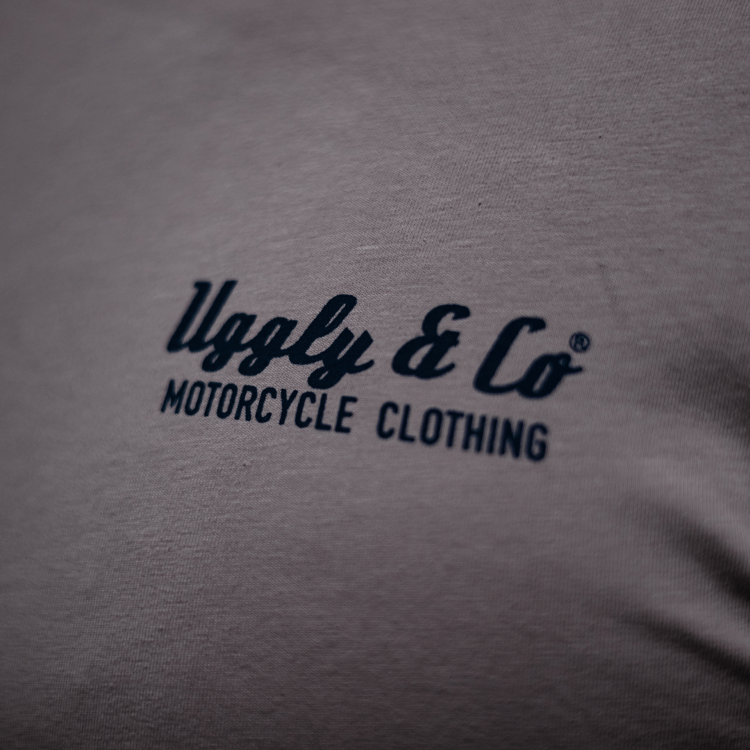 Uggly and Co Lilac Diamond Heavyweight Cotton Graphic Tee – Classic Fit