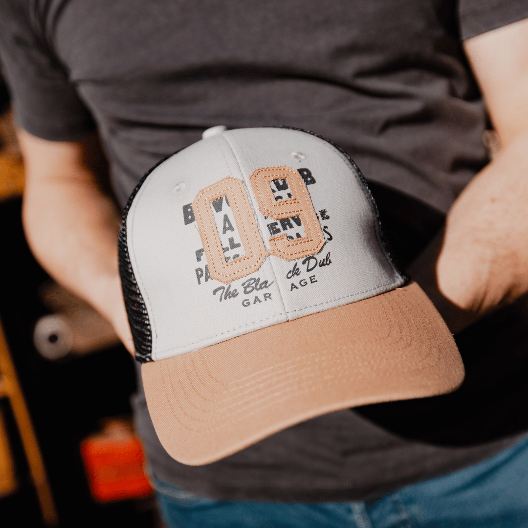 Uggly and Co Stone Parts & Spares '09' Vintage Moto Trucker Hat