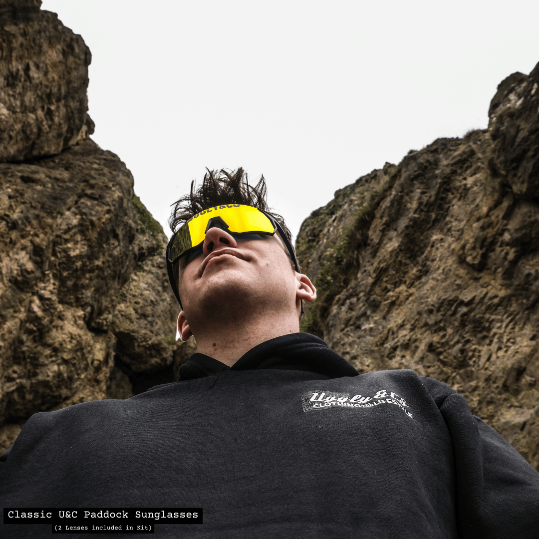 Uggly and Co Paddock Polarized Cycling Sunglasses with 2 Lenses