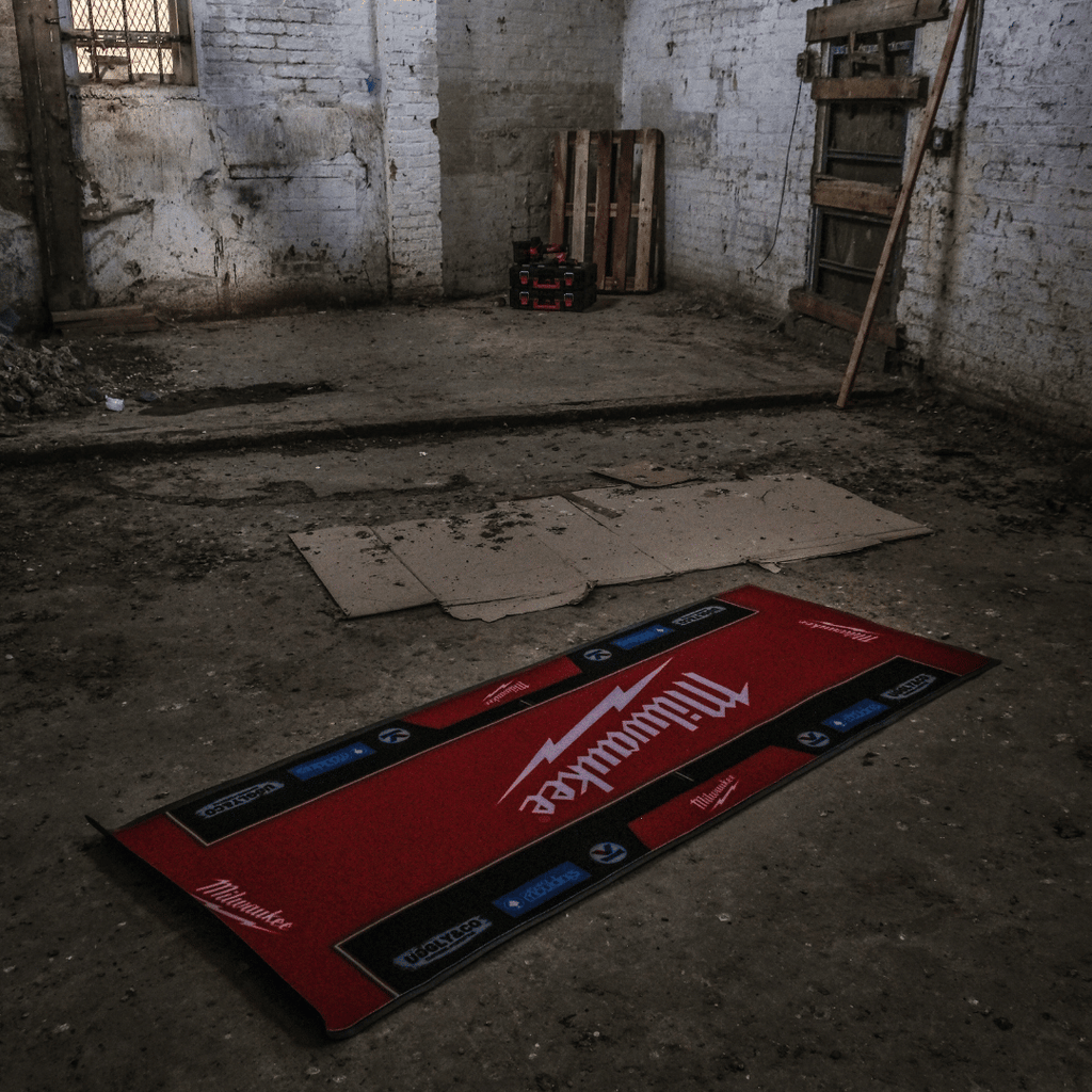 Milwaukee Tools Motorcycle Garage Mat – Uggly and Co Racing Floor Mat