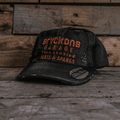 Uggly and Co Black Parts & Spares Vintage Cotton Baseball Dad Cap