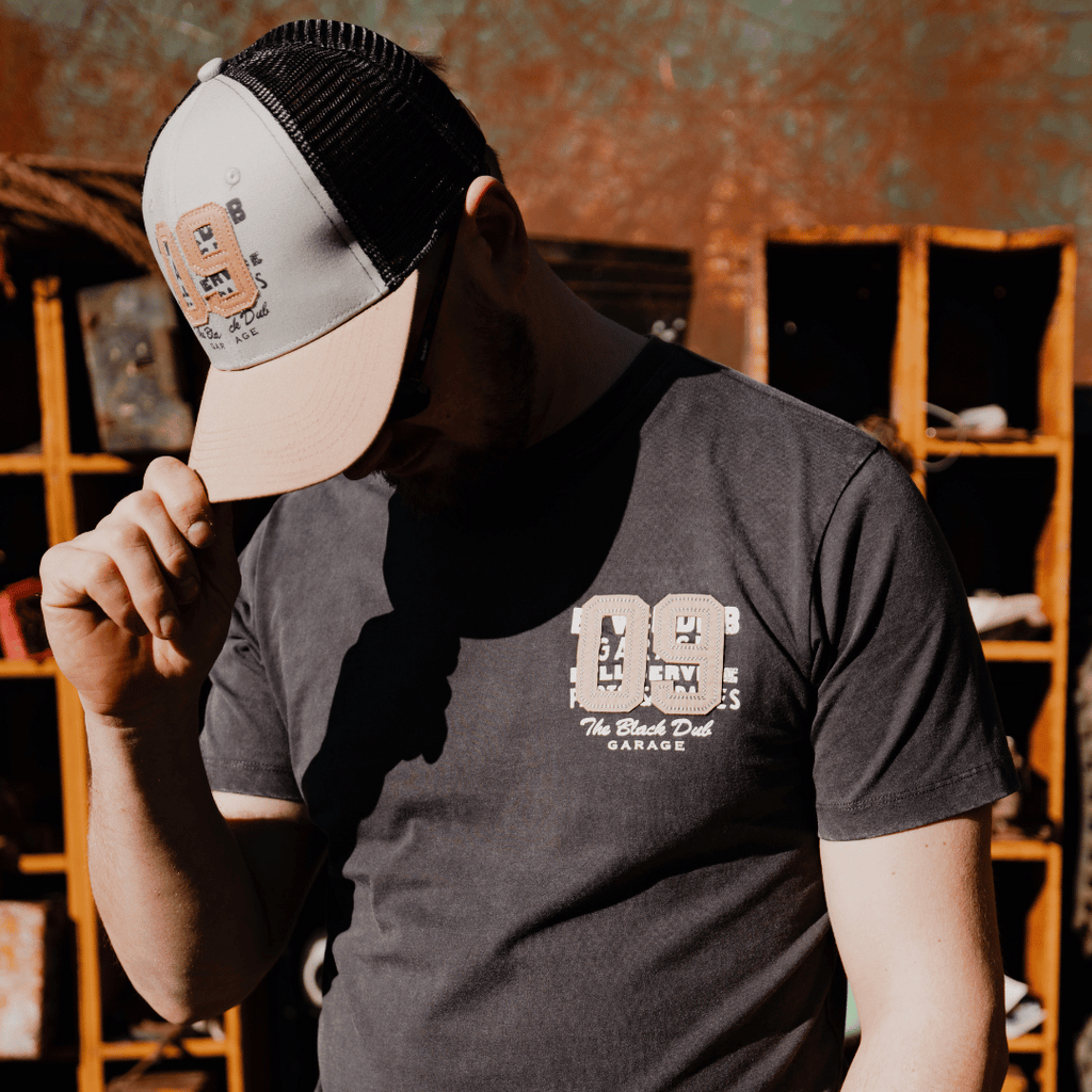 Uggly and Co Stone Parts & Spares '09' Vintage Moto Trucker Hat