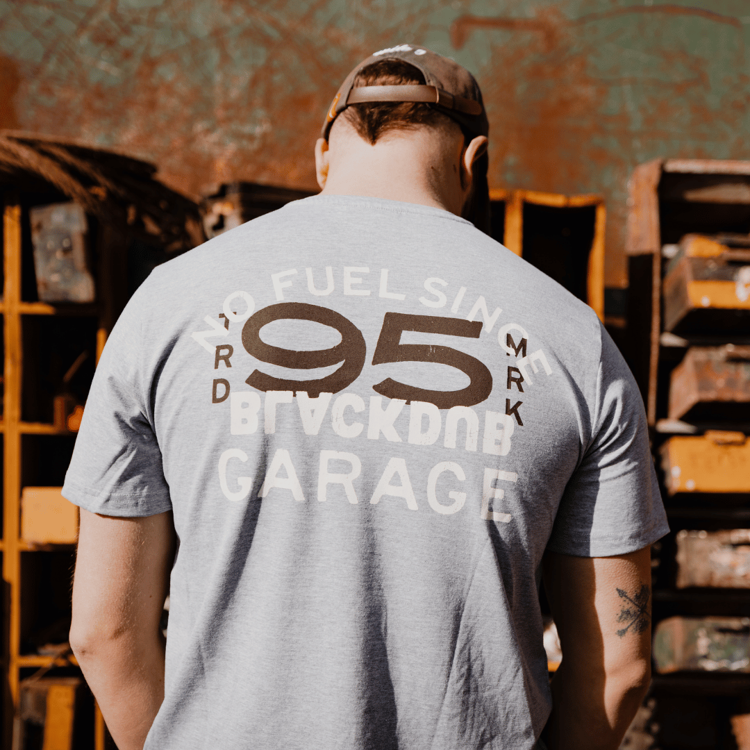 Uggly and Co No Fuel Since '95 Graphic Tee – Grey Cotton T-Shirt