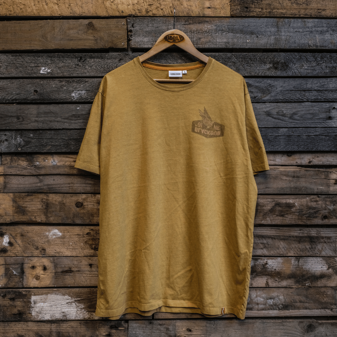 The Black Dub Mustard Wings Spark Plug Cotton Motorcycle Tee – Uggly & Co