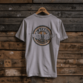 Uggly and Co Black Dub Circle Wings Cotton Graphic Tee – Stone