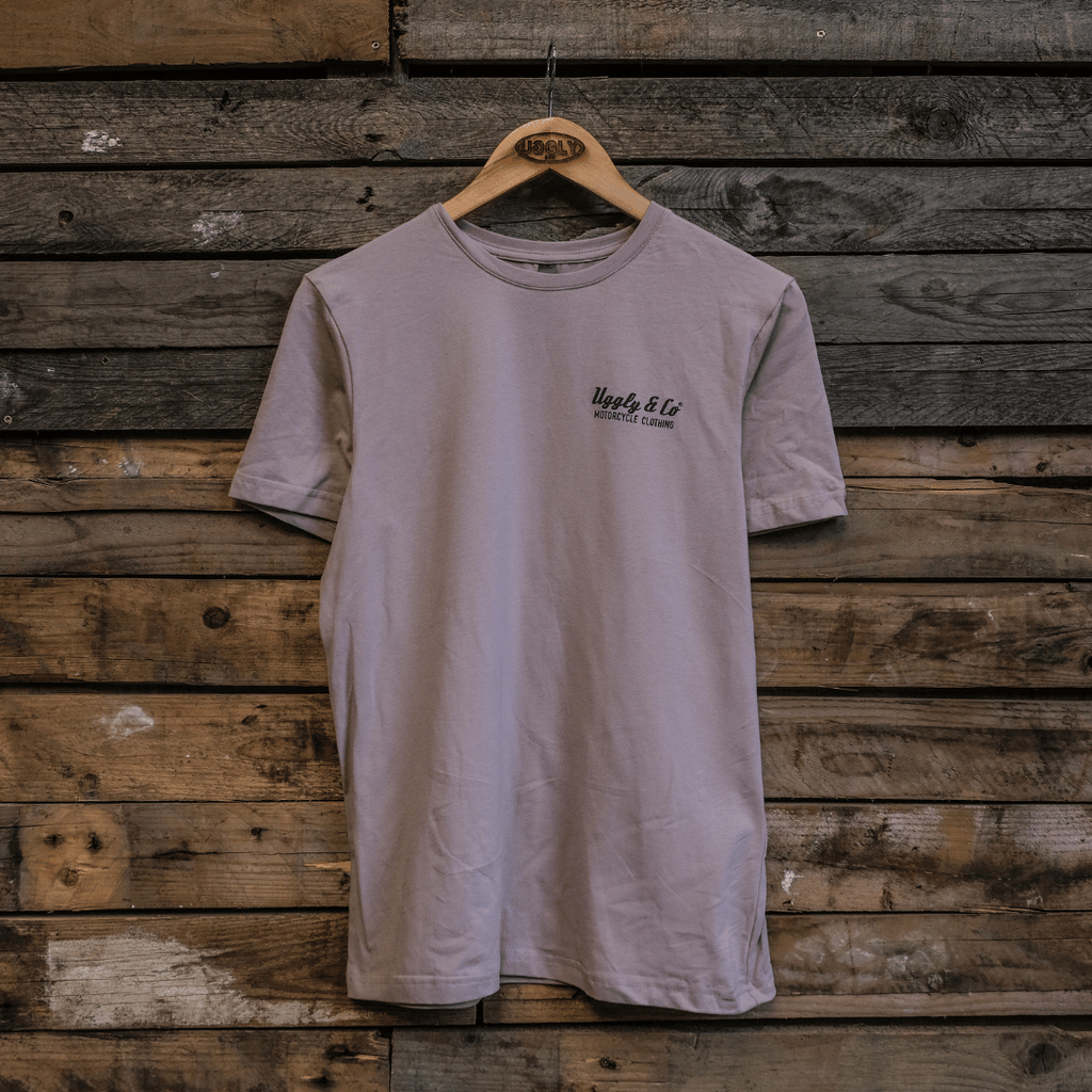 Uggly and Co Lilac Diamond Heavyweight Cotton Graphic Tee – Classic Fit