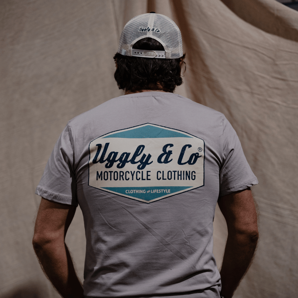 Uggly and Co Lilac Diamond Heavyweight Cotton Graphic Tee – Classic Fit