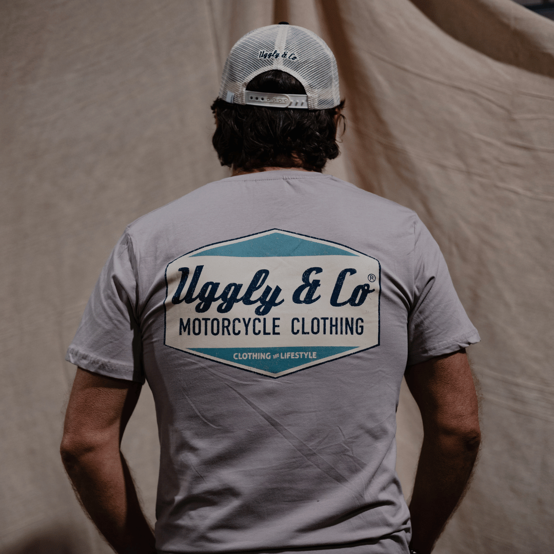 Uggly and Co Lilac Diamond Heavyweight Cotton Graphic Tee – Classic Fit